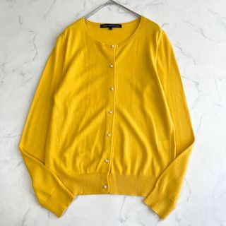 ユナイテッドアローズグリーンレーベルリラクシング(UNITED ARROWS green label relaxing)のGreen Label Relaxing クルーネックカーディガン L 羽織(カーディガン)