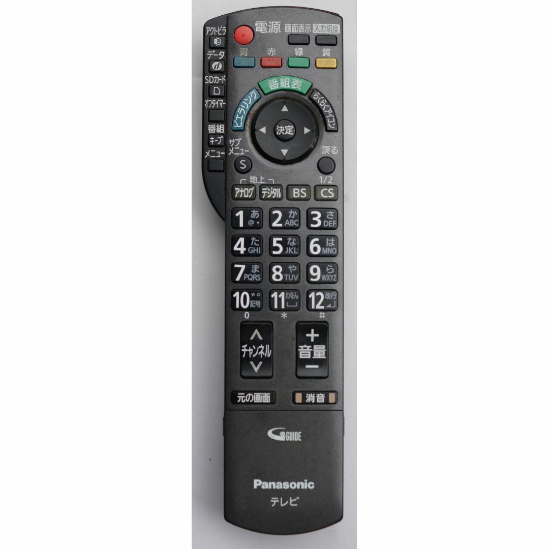 MK3194 N2QAYB000481 Panasonic いやらしい テレビリモコン MK3194 N2QAYB000481 Panasonic いやらしい テレビリモコン