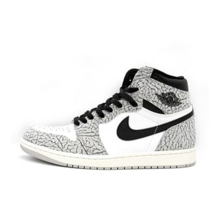 ナイキ(NIKE)のナイキ NIKE ■ 【 AIR JORDAN 1 HIGH OG White Cement DZ5485 052 】 エア ジョーダン 1 ハイ ホワイト セメント スニーカー　h0844(スニーカー)