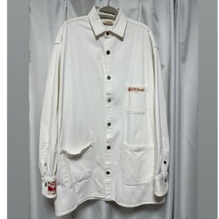 ラフシモンズ(RAF SIMONS)の【匿名配送】ラフシモンズ　ビッグフィット　デニムシャツ(Gジャン/デニムジャケット)