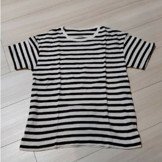 ジーユー(GU)のGU　ボーダーTシャツ M(Tシャツ(半袖/袖なし))