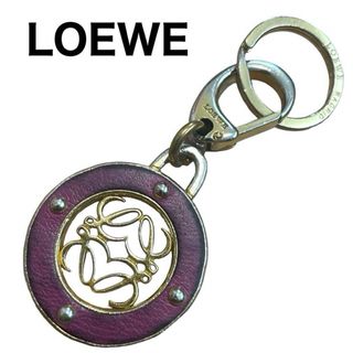 LOEWE - LOEWE キーホルダー　キーリング　チャーム　アナグラム　ゴールド金具