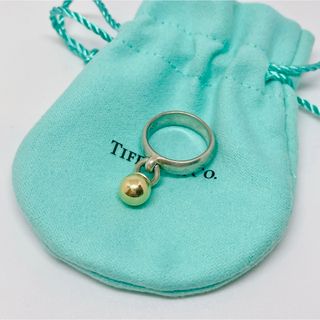 ティファニー(Tiffany & Co.)の激安✨鑑定済✨ティファニー　ボールダングルコンビリングゴールド✖️シルバー　指輪(リング(指輪))