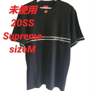 Supreme - 未使用 Supreme Knit Stripe S/S Top Black M