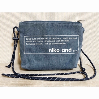 niko and... - niko and… ニコアンド　デニムショルダーバッグ　ポシェット