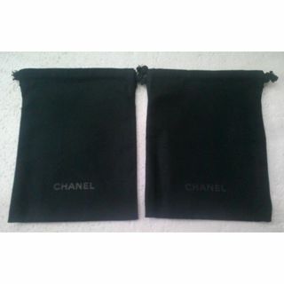 シャネル(CHANEL)の★未使用 CHANEL シャネル 巾着 ノベルティ ブラック 2袋セット★(ショップ袋)