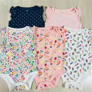 babyGAP - Babygap ベビーギャップ 半袖 ロンパース 12-18m 80cm 5着