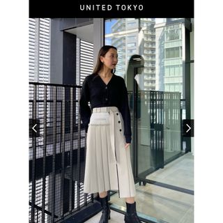 ユナイテッドトウキョウ(UNITED TOKYO)のアシメプリテッドスカート(ロングスカート)