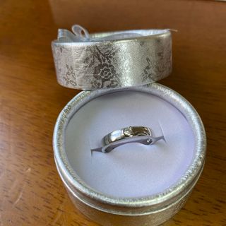 s925刻印ジルコニア付きフリーサイズsilver ring 13号〜(リング(指輪))