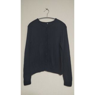 ユニクロ(UNIQLO)のUVカットクルーネックカーディガン(カーディガン)