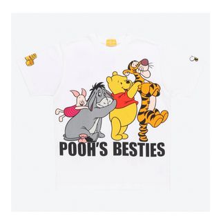 ディズニー(Disney)のDisney ディズニー 公式 Tシャツ POOH BESTIES S(Tシャツ(半袖/袖なし))