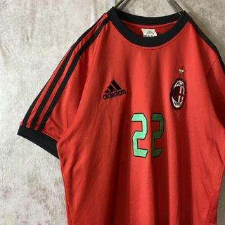 アディダス(adidas)の古着ACミラン　カカ　サッカーユニフォーム アディダス　希少　KAKA 22(Tシャツ/カットソー(半袖/袖なし))