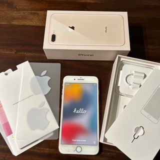 アップル(Apple)のiPhone8 Plus 64GB  ゴールド　SIMフリー 【送料無料】 (スマートフォン本体)