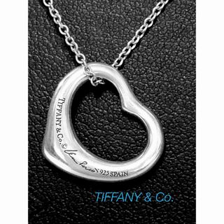 ティファニー(Tiffany & Co.)のTIFFANY & Co.   オープンハート ネックレス　エルサ ペレッティ(ネックレス)