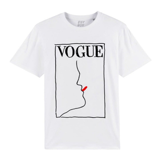 ヴォーグ(VOGUE)の【EGYBOY】MODEL EGY102(WHITE) Tシャツ　VOGUE(Tシャツ/カットソー(半袖/袖なし))