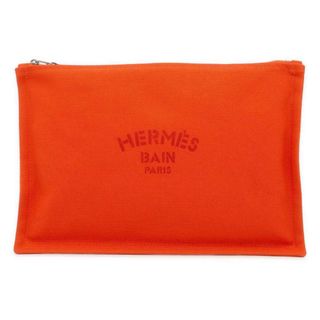 エルメス(Hermes)のエルメス フラットポーチ ヨッティングGM フー コットン HERMES 小物入れ 化粧ポーチ(ポーチ)