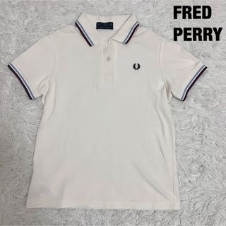 FRED PERRY - フレッドペリー イングランド製 半袖ポロシャツ M12 月桂樹 ワンポイントロゴ