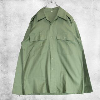 ミリタリー(MILITARY)の70's ハンガリー軍 ミリタリーシャツ フィールドシャツ ユーロミリタリー(シャツ)