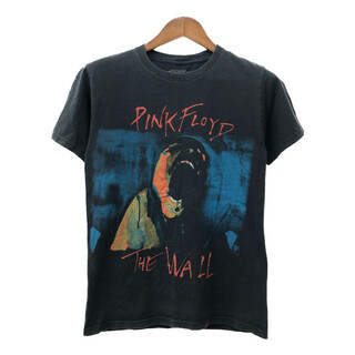 PINK FLOYD ピンクフロイド THE WALL 半袖Ｔシャツ バンドT ブラック (メンズ S) 中古 古着 Q8097(Tシャツ/カットソー(半袖/袖なし))