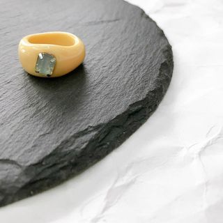 【1点のみ】今年流行りのチャンキーリング♡アクリルリング♡指輪(リング(指輪))