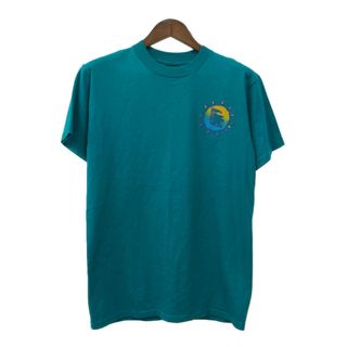 90年代 USA製 GOTCHA 半袖Ｔシャツ シングルステッチ グリーン (メンズ M) 中古 古着 Q8106(Tシャツ/カットソー(半袖/袖なし))