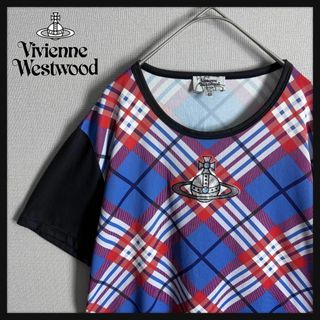 ヴィヴィアンウエストウッド(Vivienne Westwood)の【高級レーヨン☆オーブデザイン】ヴィヴィアンウエストウッド ロゴ Tシャツ 半袖(Tシャツ/カットソー(半袖/袖なし))