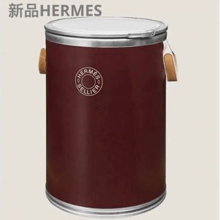 エルメス(Hermes)の新品未使用HERMES/エルメス サドルボックス ルージュセリエ レア 馬具缶(コーヒーテーブル/サイドテーブル)