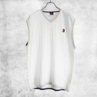 ナイキ(NIKE)のナイキ ニットベスト NIKE V-NECK COTTON VEST Lサイズ(ベスト)