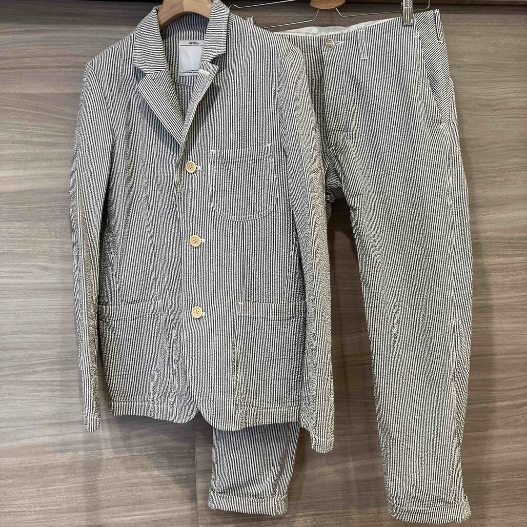 visvim academia blazer シアサッカー セットアップ visvim academia blazer シアサッカー セットアップ