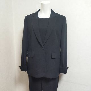 AOKI - 超美品★13号小柄ぽっちゃりサイズ股下56　アオキ通年喪服　ブラックフォーマル