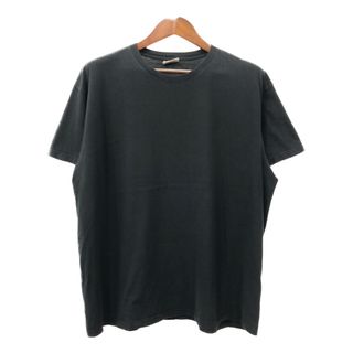 Calvin klein カルバンクライン 半袖Ｔシャツ 無地 ブラック (メンズ XL) 中古 古着 Q8111(Tシャツ/カットソー(半袖/袖なし))