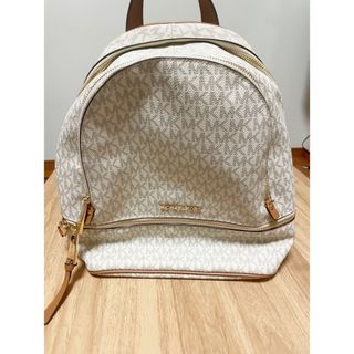 Michael Kors - MK総柄 ホワイト×ブラウン系 レディース Michael Kors 超美品