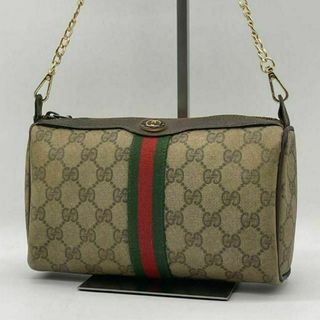 Gucci - ✨良品✨GUCCI グッチ GG柄 シェリーライン クラッチバッグ PVCグッチ