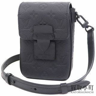 ルイヴィトン(LOUIS VUITTON)の【美品】ルイヴィトン【LOUIS VUITTON】M81524 Sロック ヴェルティカル ウエアラブル ウォレット ノワール トリヨンモノグラム レザー クロスボディ ショルダー 斜め掛け ポシェット メンズ LV S LOCK VERTICAL WW【SAランク】【中古】(ボディバッグ/ウエストポーチ)