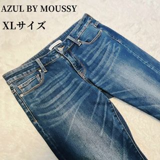 アズールバイマウジー(AZUL by moussy)のAZUL BY MOUSSY ストレッチ スキニー デニムパンツ ジーンズ XL(デニム/ジーンズ)