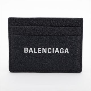 バレンシアガ(Balenciaga)のバレンシアガ エブリデイ レザー  ブラック レディース カードケース(パスケース/IDカードホルダー)