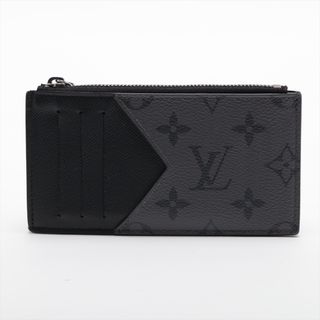 ルイヴィトン(LOUIS VUITTON)のヴィトン コインカードホルダー   ブラック×グレー メンズ コインケース(コインケース/小銭入れ)