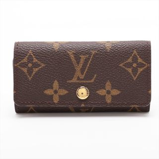 ルイヴィトン(LOUIS VUITTON)のヴィトン ミュルティクレ4   ブラウン レディース キーケース(キーケース)