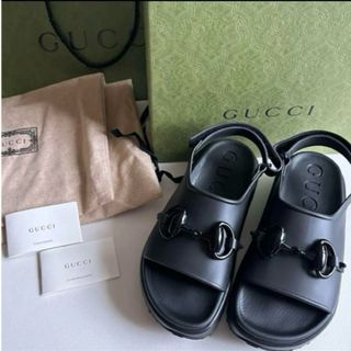 グッチ(Gucci)の【正規品】 新品同様 GUCCI  グッチ　サンダル  ホースビット(サンダル)