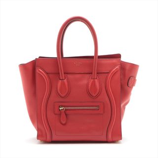 セリーヌ(celine)のセリーヌ  レザー  レッド レディース トートバッグ(トートバッグ)