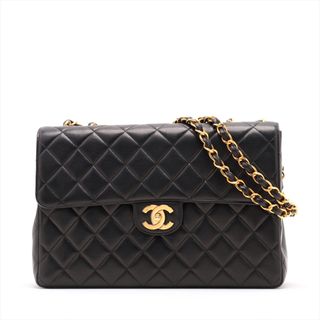 シャネル(CHANEL)のシャネル  ラムスキン  ブラック レディース ショルダーバッグ(ショルダーバッグ)