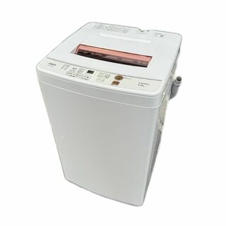 A5489　アクア AQUA 全自動洗濯機 縦型 生活家電 1～2人用 6kg(洗濯機)