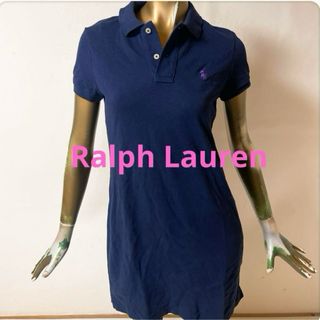 ☘️T11595☘️Ralph Lauren 半袖 ポロシャツ ワンピース S