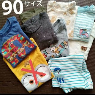 ユニクロ(UNIQLO)の半袖Tシャツ　90サイズ　8枚セット　確認画像(Tシャツ/カットソー)