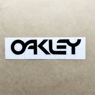 オークリー(Oakley)の[14㎝]OAKLEY オークリー カッティングステッカー◆黒グロス◆(その他)
