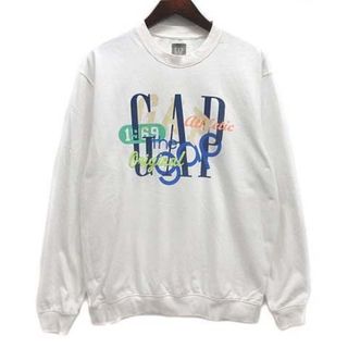 ギャップ(GAP)のギャップ GAP ミックス ロゴ スウェット トレーナー 長袖 クルーネック M(その他)