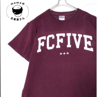 ギルタン(GILDAN)の【最大65%割り引き】FC FIVEのバンドTシャツ　ロゴモチーフ　パープル(Tシャツ/カットソー(半袖/袖なし))