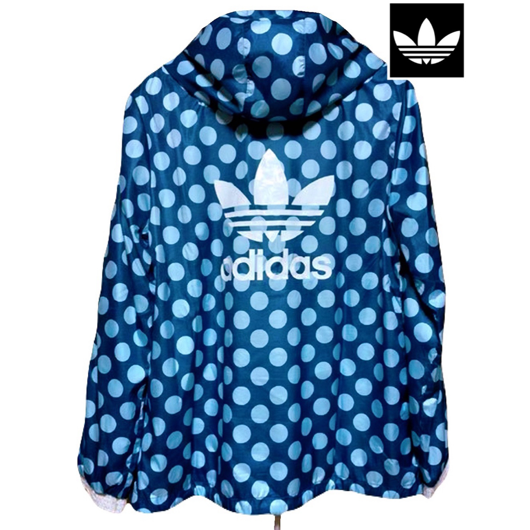 adidas - アディダス 希少 水玉 ウィンドブレーカー ナイロン adidas - アディダス 希少 水玉 ウィンドブレーカー ナイロン