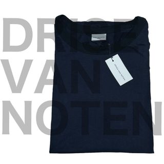 ドリスヴァンノッテン(DRIES VAN NOTEN)の新品★ ドリスヴァンノッテン Tシャツ ネイビー ラグジュアリー ライン(Tシャツ/カットソー(半袖/袖なし))