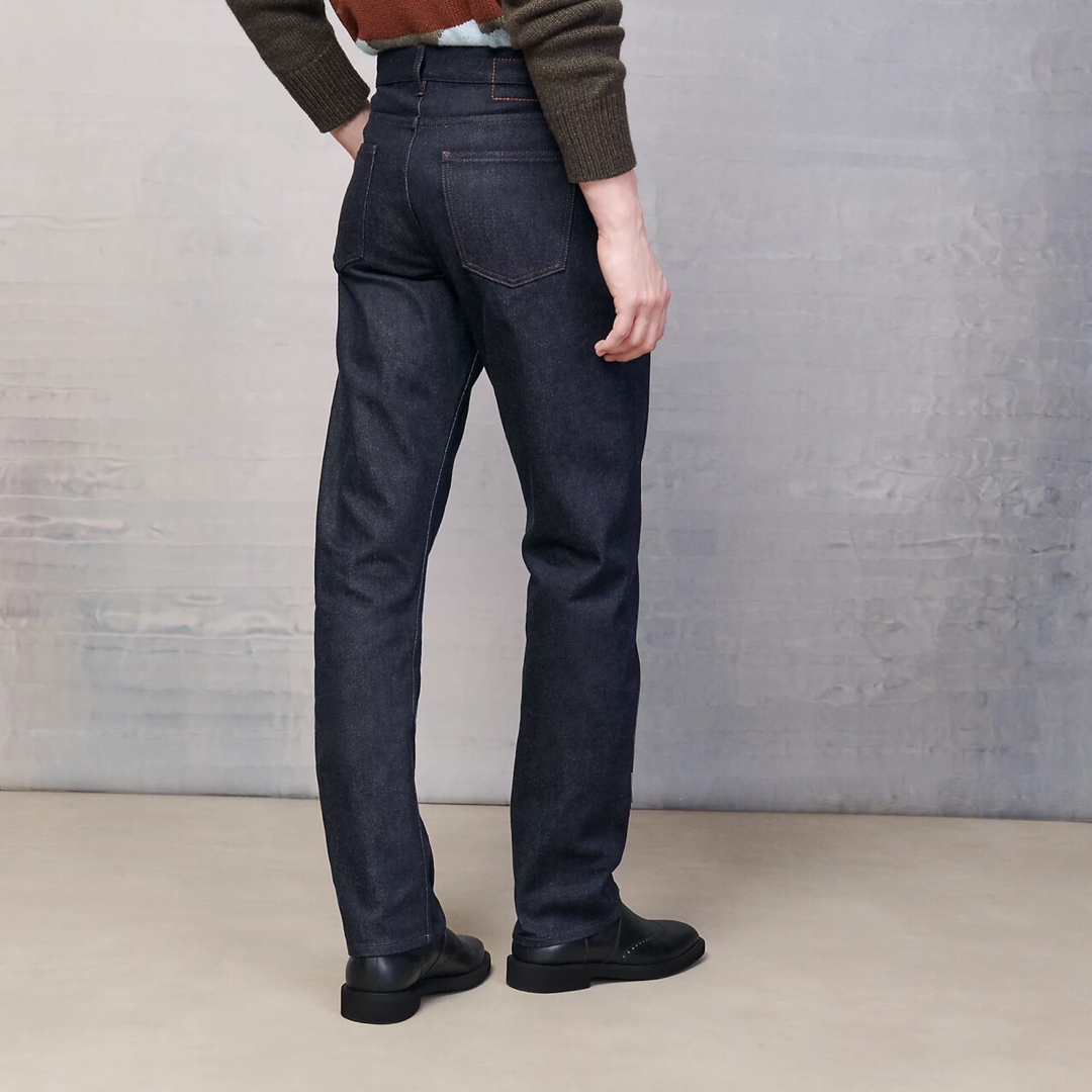 HERMES - HERMES エルメス メンズ ジーンズ デニム 40サイズの HERMES - HERMES エルメス メンズ ジーンズ デニム 40サイズの